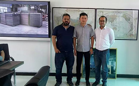 Bangladesh Customer Visit for Recycled Leather Production Line