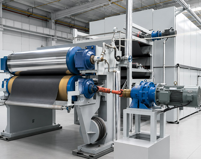Steam-Heated Soft Press Roller for Recycled Leather Production Line
